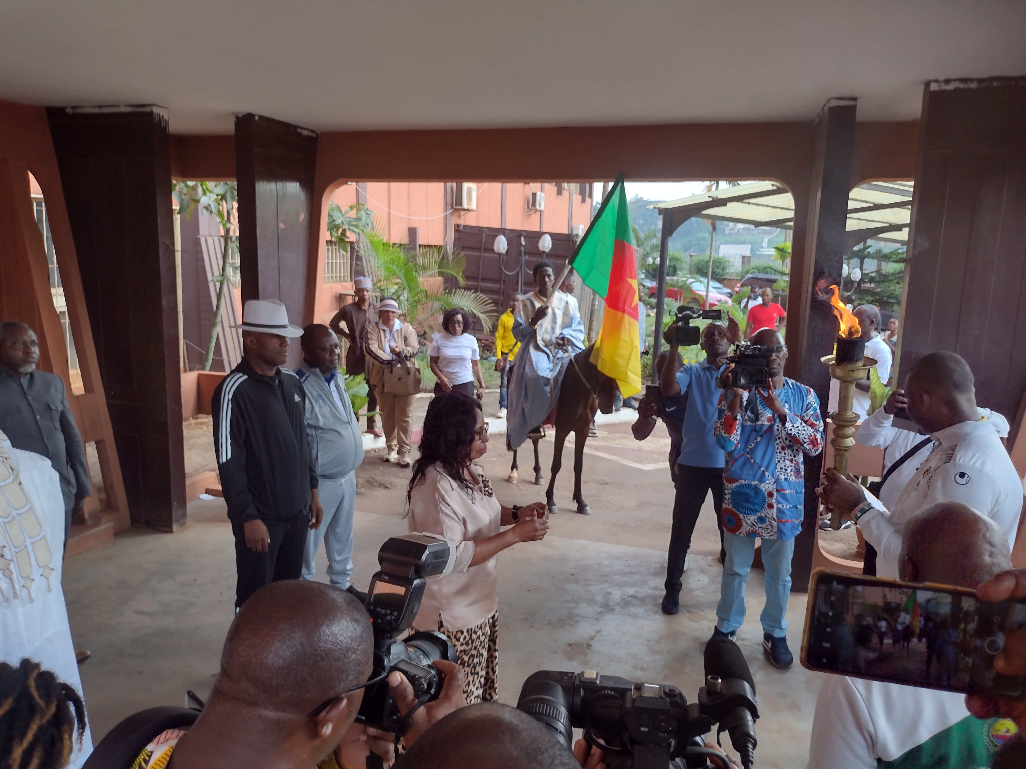 01 Reception Olympic Flame 2024