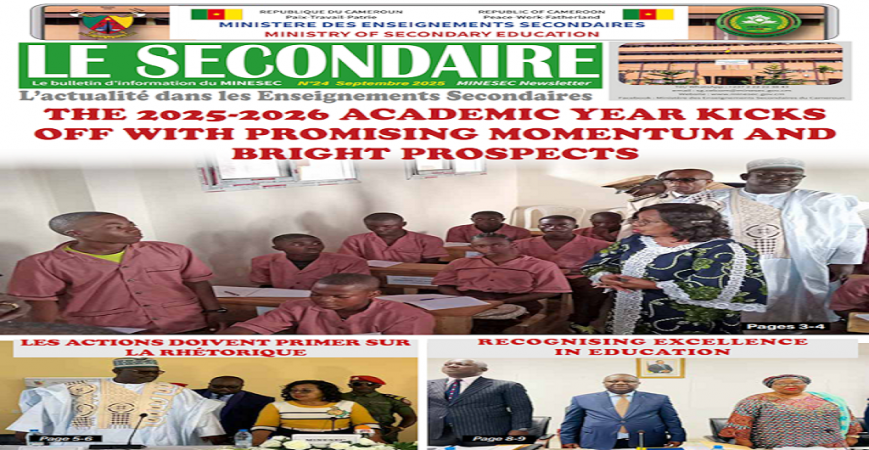 NEWS LETTER LE SECONDAIRE N°24