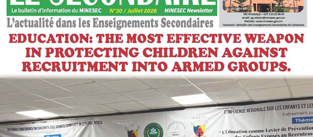 Newsletter  Le Secondaire No 30